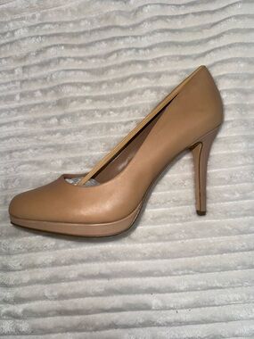 Women's Nude Platform High Heel Pump